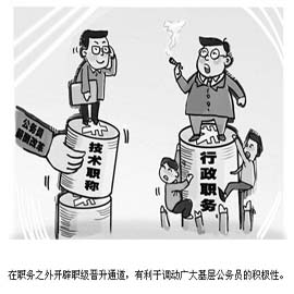 公务员薪酬改革：不升职也可加薪