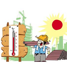 上海：高温下作业中暑算工伤
